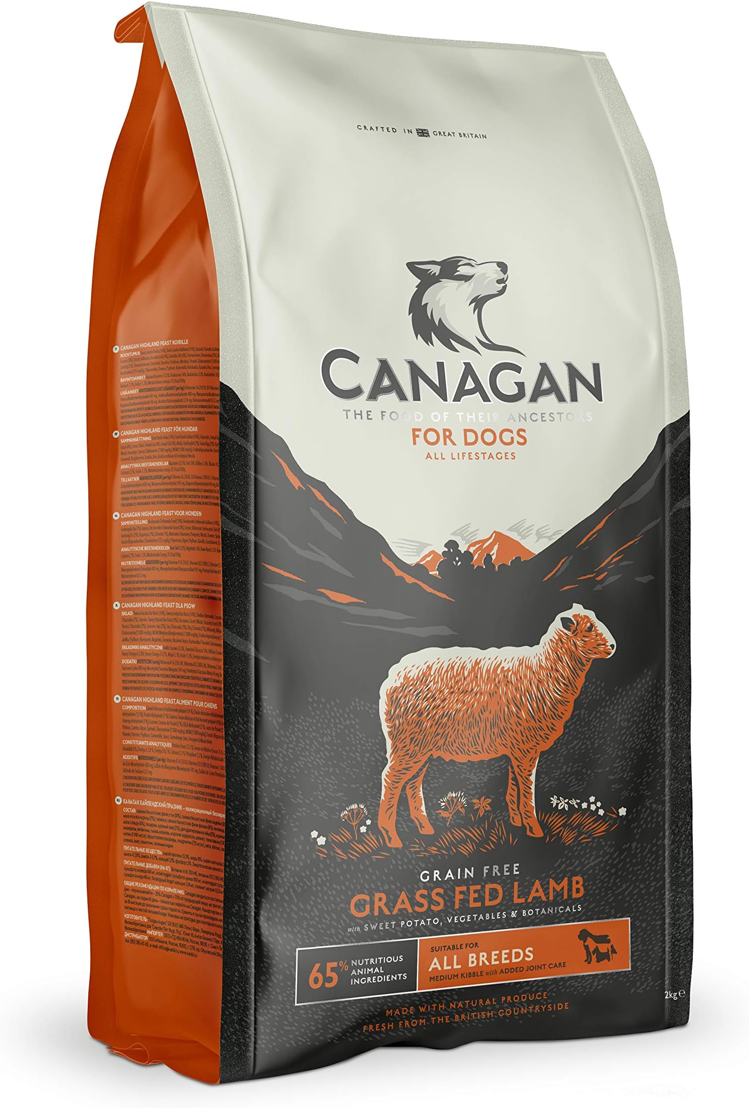 Grass-Fed Lamb for Dogs Dry Food 12KG