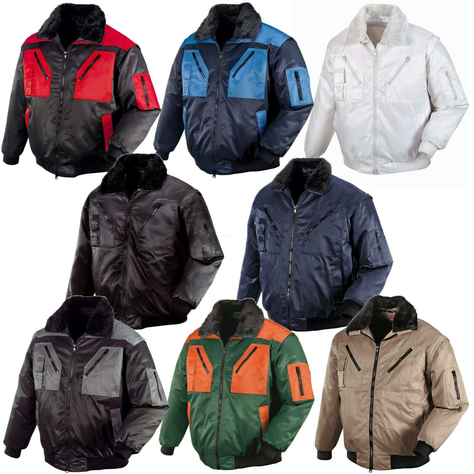 texxor Pilotenarbeitsjacke 4in1 Arbeitsjacke_4177_khaki XL