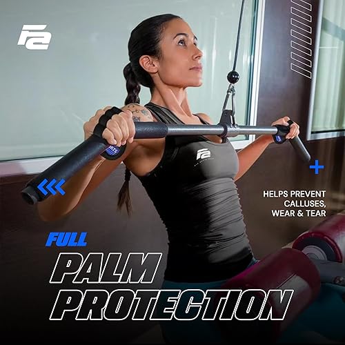 Miniatura 3 de Fit Active Sports Guantes de entrenamiento para gimnasio  Agarres de gimnasio duraderos y almohadillas de agarre  Acolchado de goma para evitar