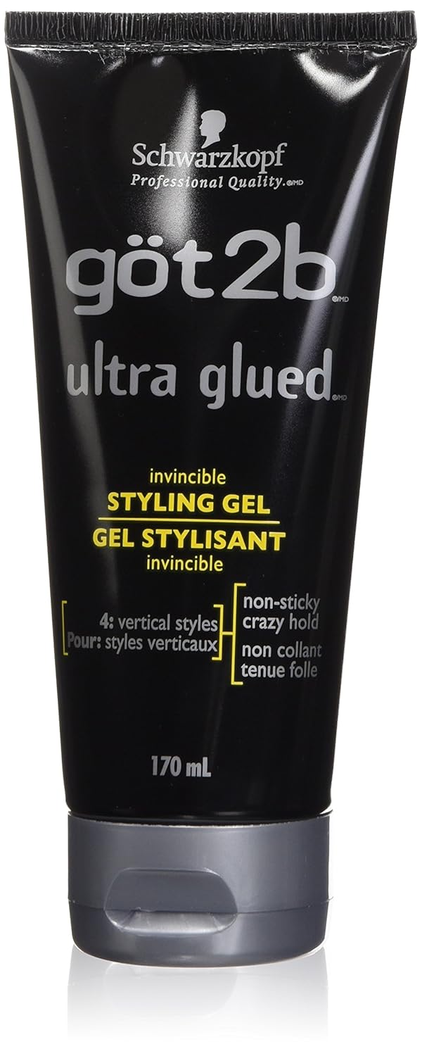 Got2b Glued Ultra Styling Hair Gel, 6 Ounces