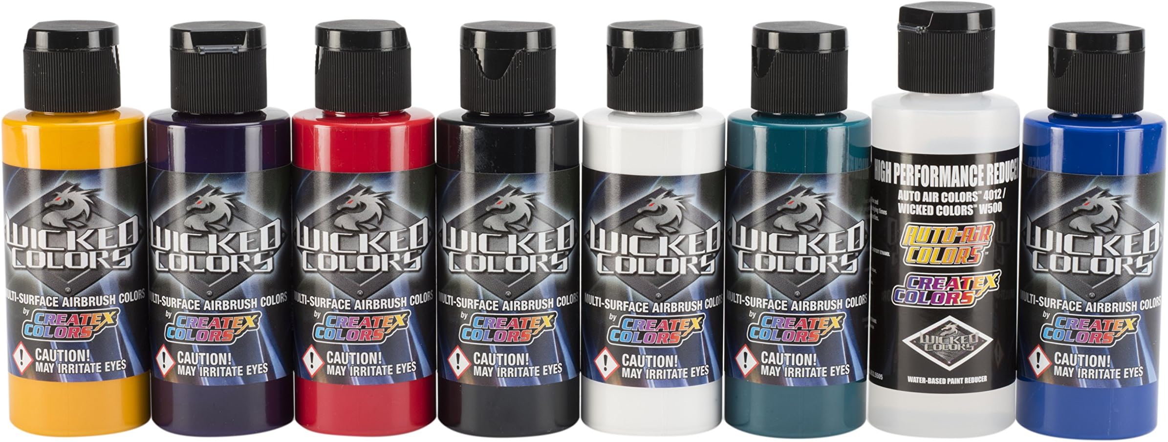 Createx Colors Wicked Color Sampler Set - 2 Ounce Bottles