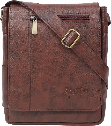 RIONTO Flex Sling Bag for Men | Crossbody Side Bag for Men | Multipurpose Shoulder Bag for Office, Travel, Business | Fits...