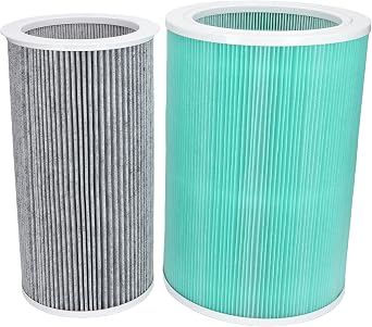 Green Air Purifier Filter Compatible with Xiaomi 1, 2, 2S, 3, 4, PRO Models Removes PM2.5 Triple Filtration System with RFID