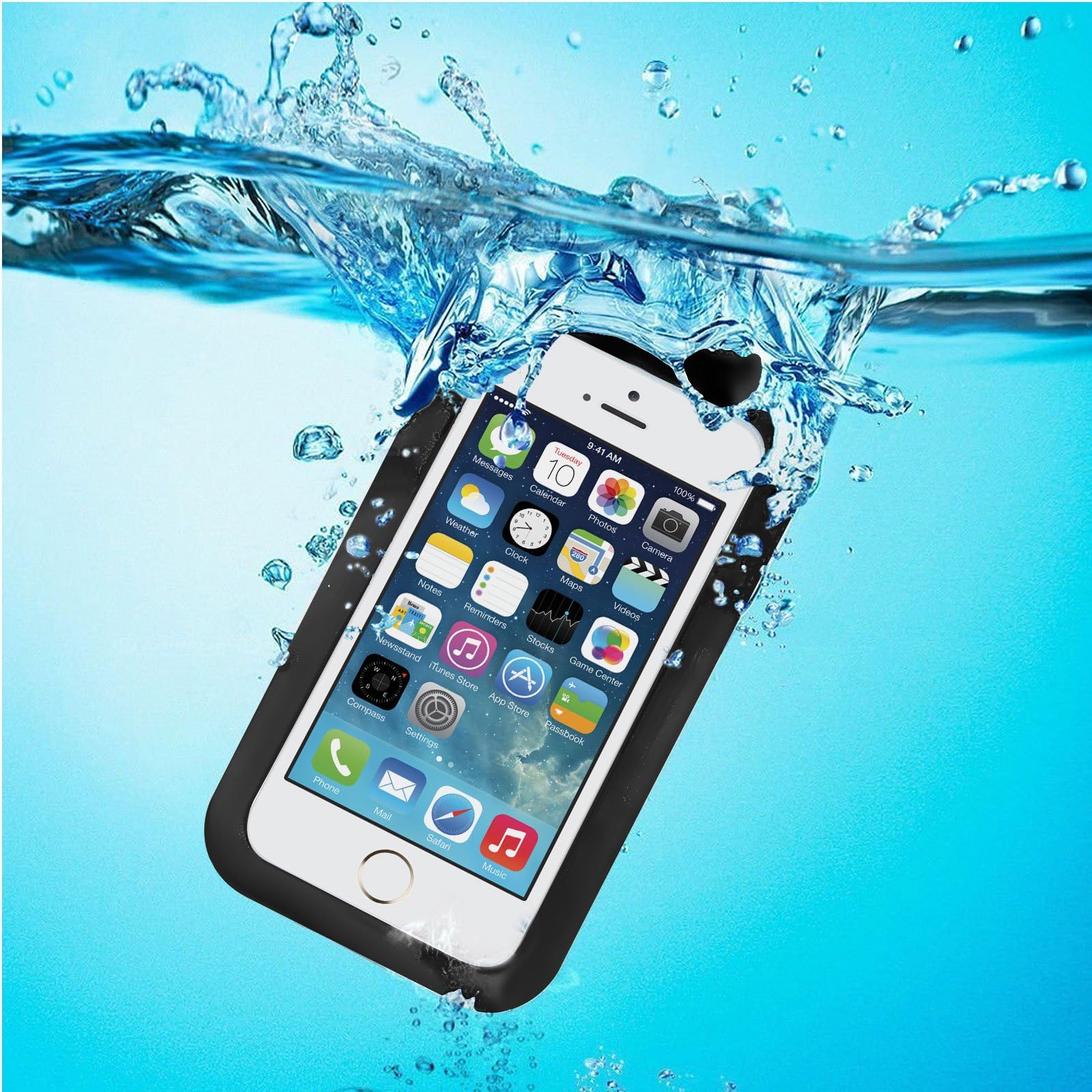 WaterProof Smartphone Device Case Series 100 - Black