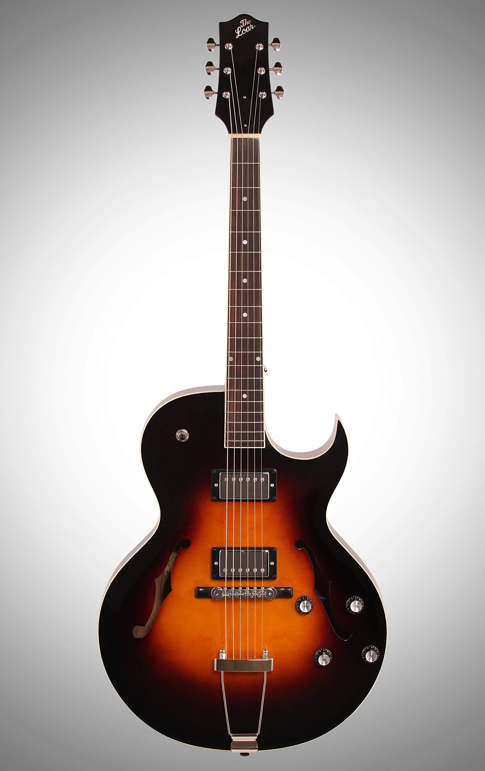 Amazon.com: The Loar LH-280-CSN Archtop Cutaway Guitarra Eléctrica