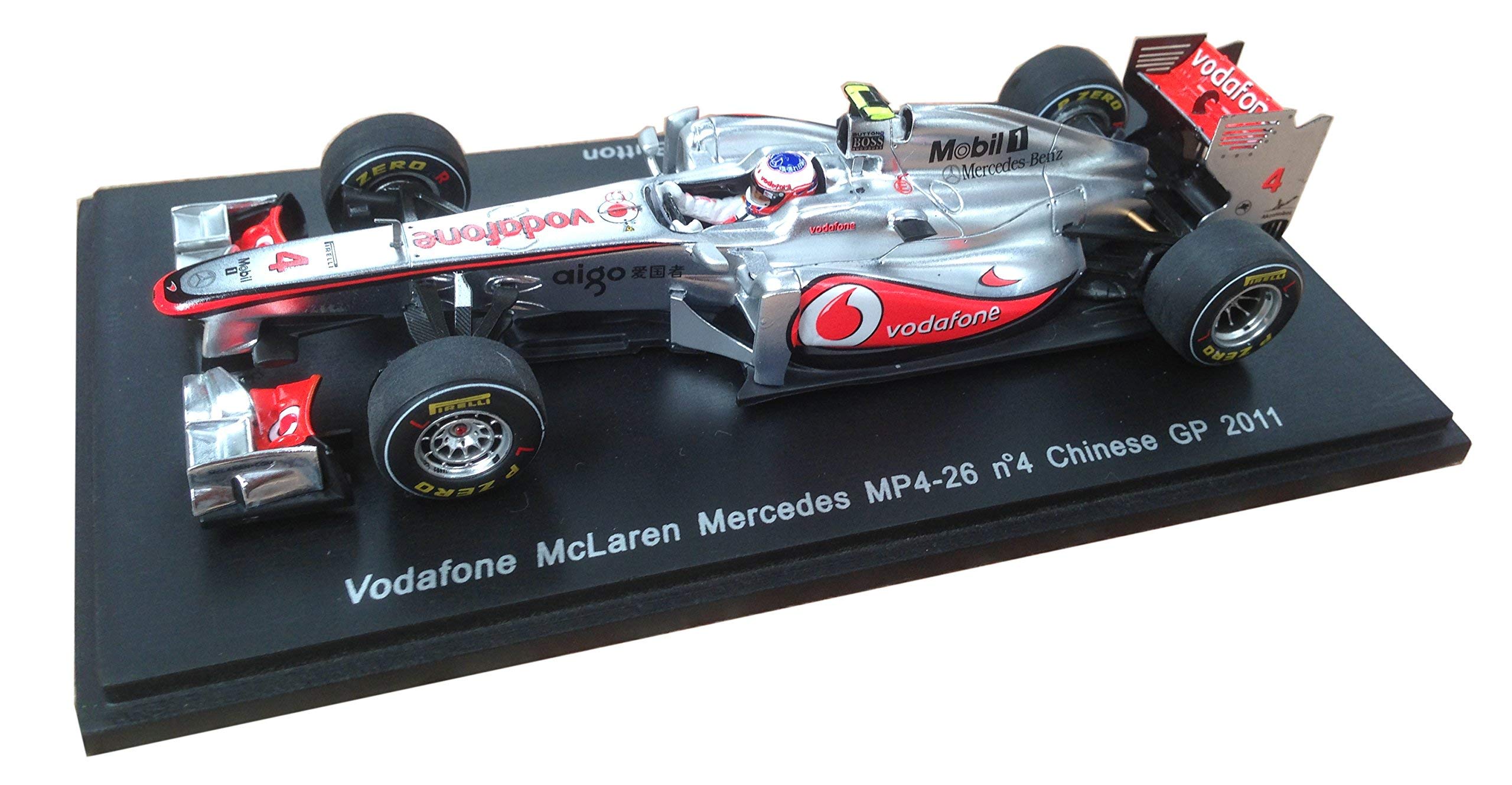 スパーク 1/43 ボーダフォン マクラーレン メルセデス MP4-27 n°4