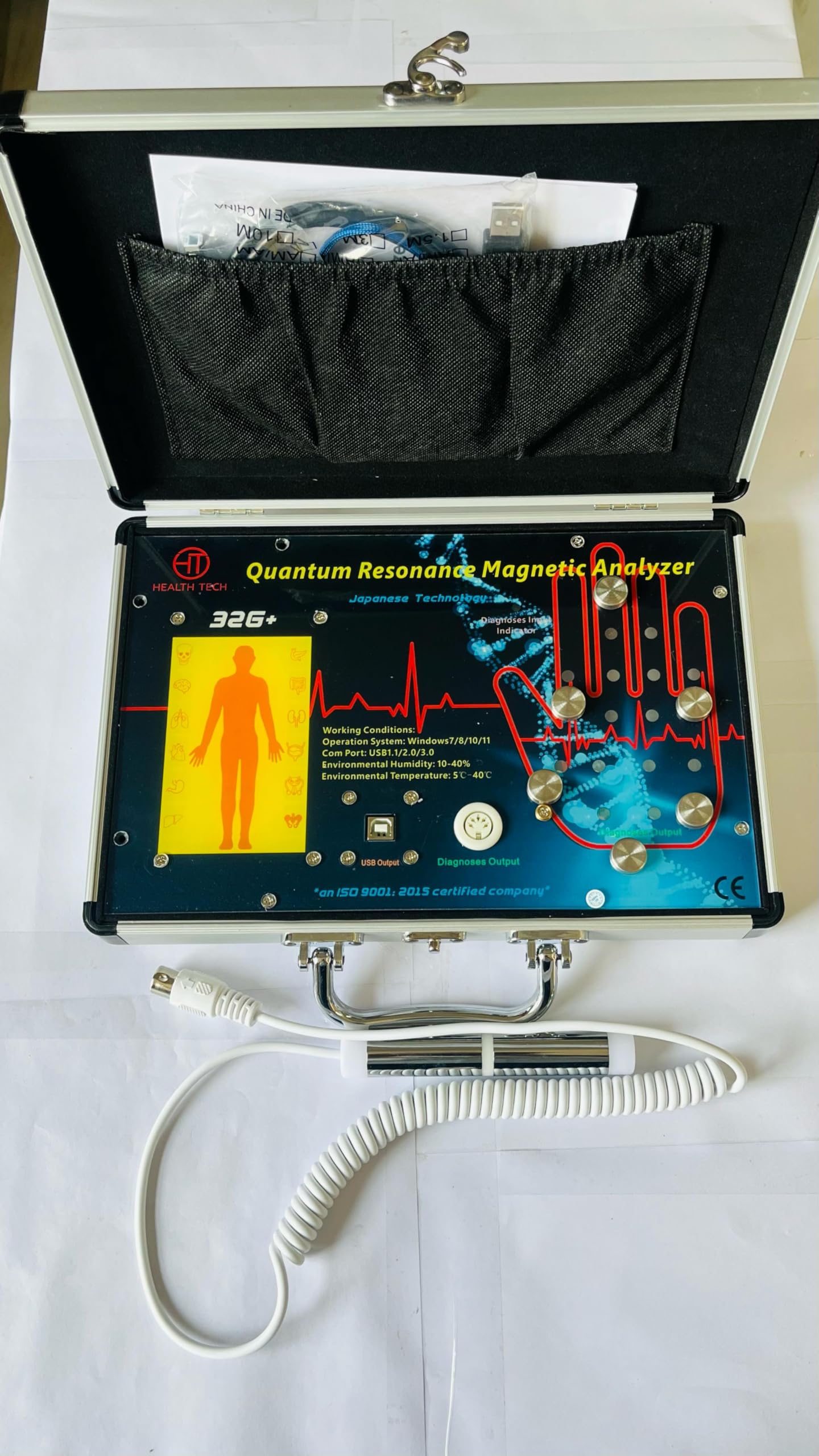 Quantum Resonance Magnetic Analyzer 32G+ | 5G-Supported Full Body Health Checkup Machine | Latest 2-in-1 Diagnostic Technology | Body Scanner | Health Analyzer | Biofeedback Machine | Wellness Device | Home & Clinic Use | Holistic Health | Alternative Medicine | Naturopathy | Accurate Body Scan | Personal Health Monitor | Self-Care Device | Fitness Tracker-image-13