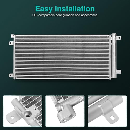 Miniatura 3 de SCITOO Condensador de aire acondicionado 30008 compatible con 2016-2019 para Honda Civic 1.5L