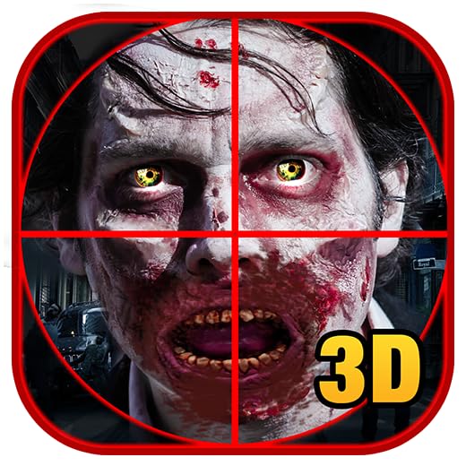 Zumbi atirador tiro 3D