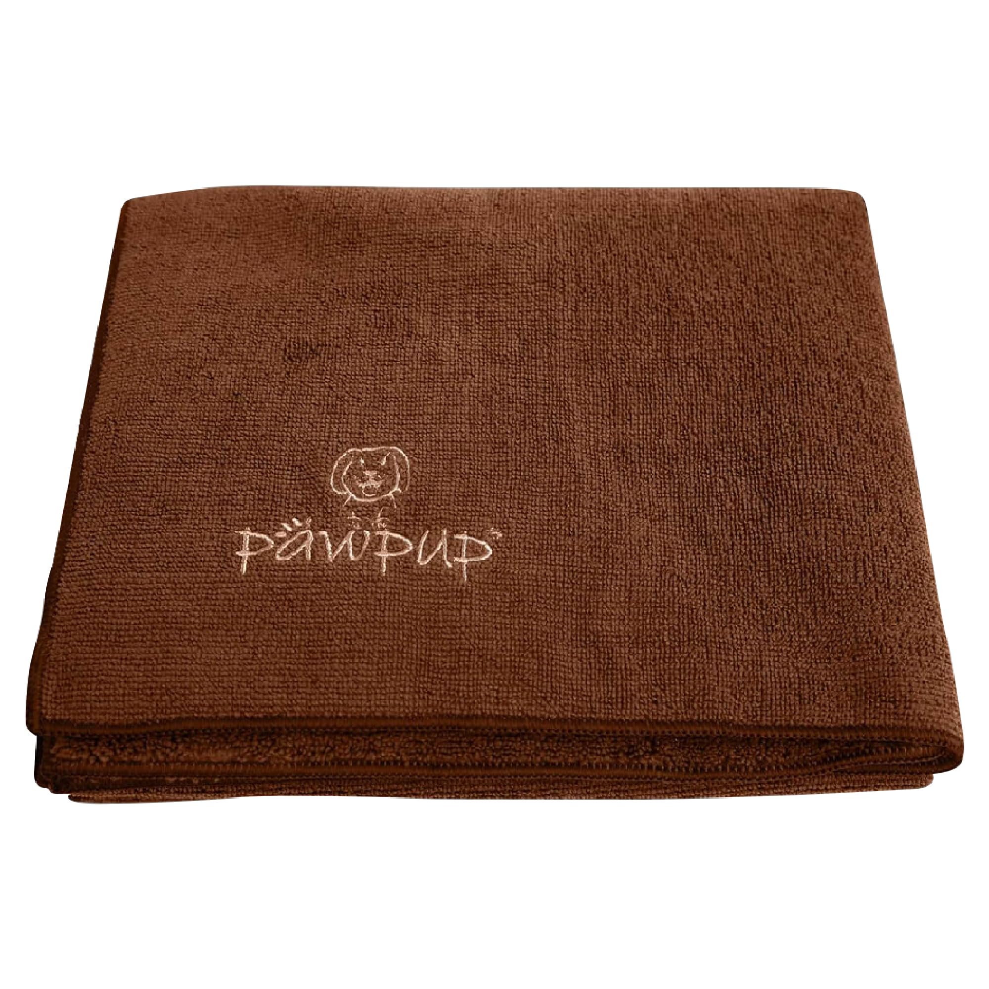 Pawpup Brown Dog Towel Super Absorbent 140X70cm Microfibre Pet Towel For Dogs Cats And Other Pets (Brown)