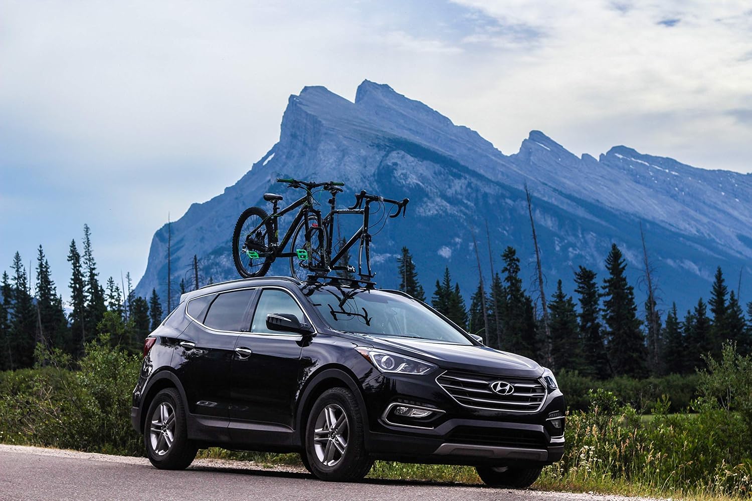 SeaSucker Mini Bomber Two Bike Rack for Cars USA Made Racks SUV, Sedan, Hatchback, RV, BMW, Honda, Tesla, Mazda and Every Other Car No Hitch Mount, Full Safety, Zero Damage, Travel Friendly Carrier