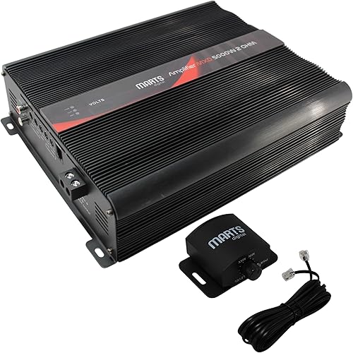 Amplificador Monoblock Gama Completa Clase D 5000 Watts 2 Ohm MXD-5000W