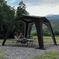 Tenda inflável de acampamento para 4 a 6 pessoas, barraca de sopro, fácil configuração, à prova d'água, portátil, tenda de ar para acampamento, mochila, caminhadas, piqueniques, pesca