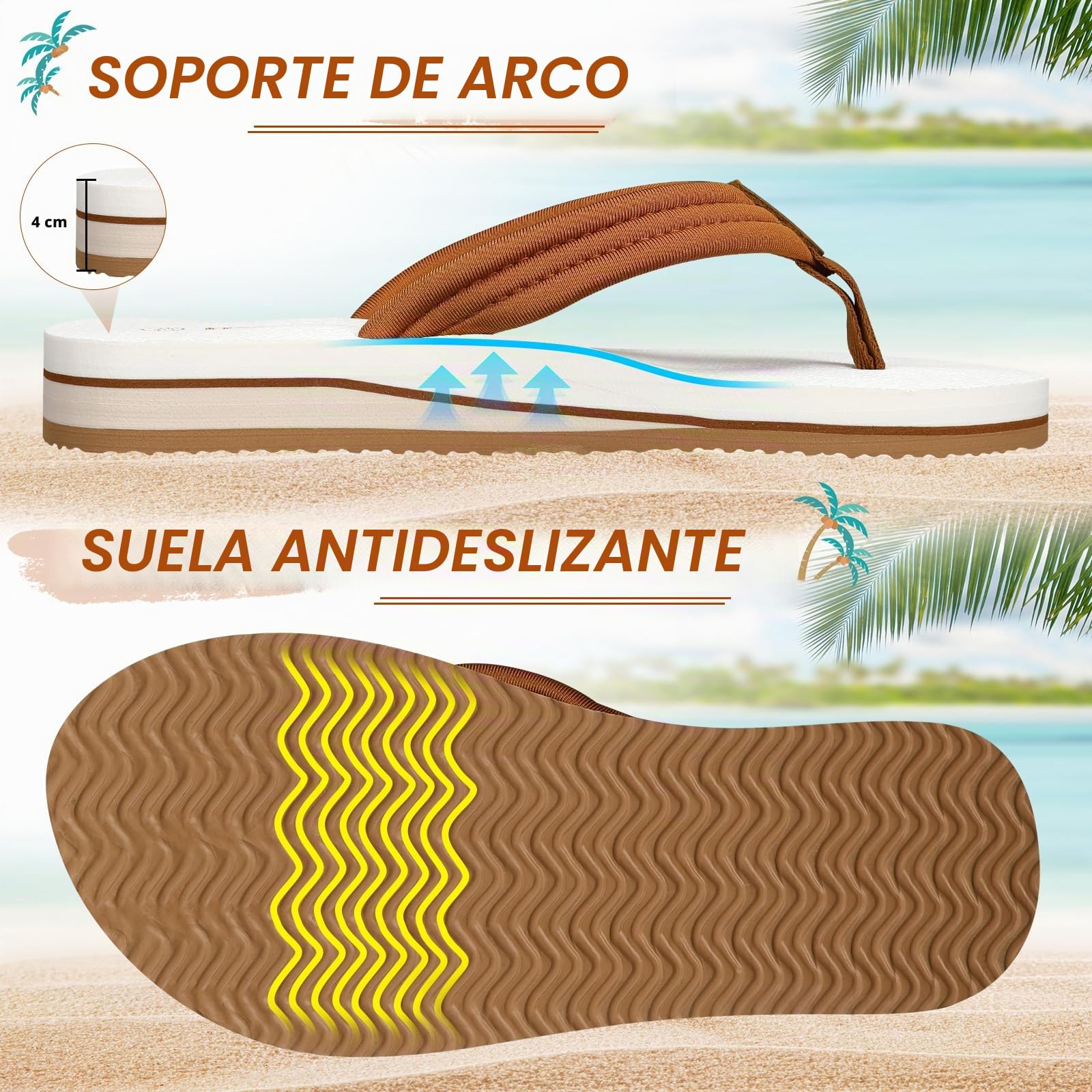 HAOLIRA Chanclas Mujer Moda Cómodas Tela Sandalias de Piscina Verano Playa Ligero Zapatos, Suela Antideslizante