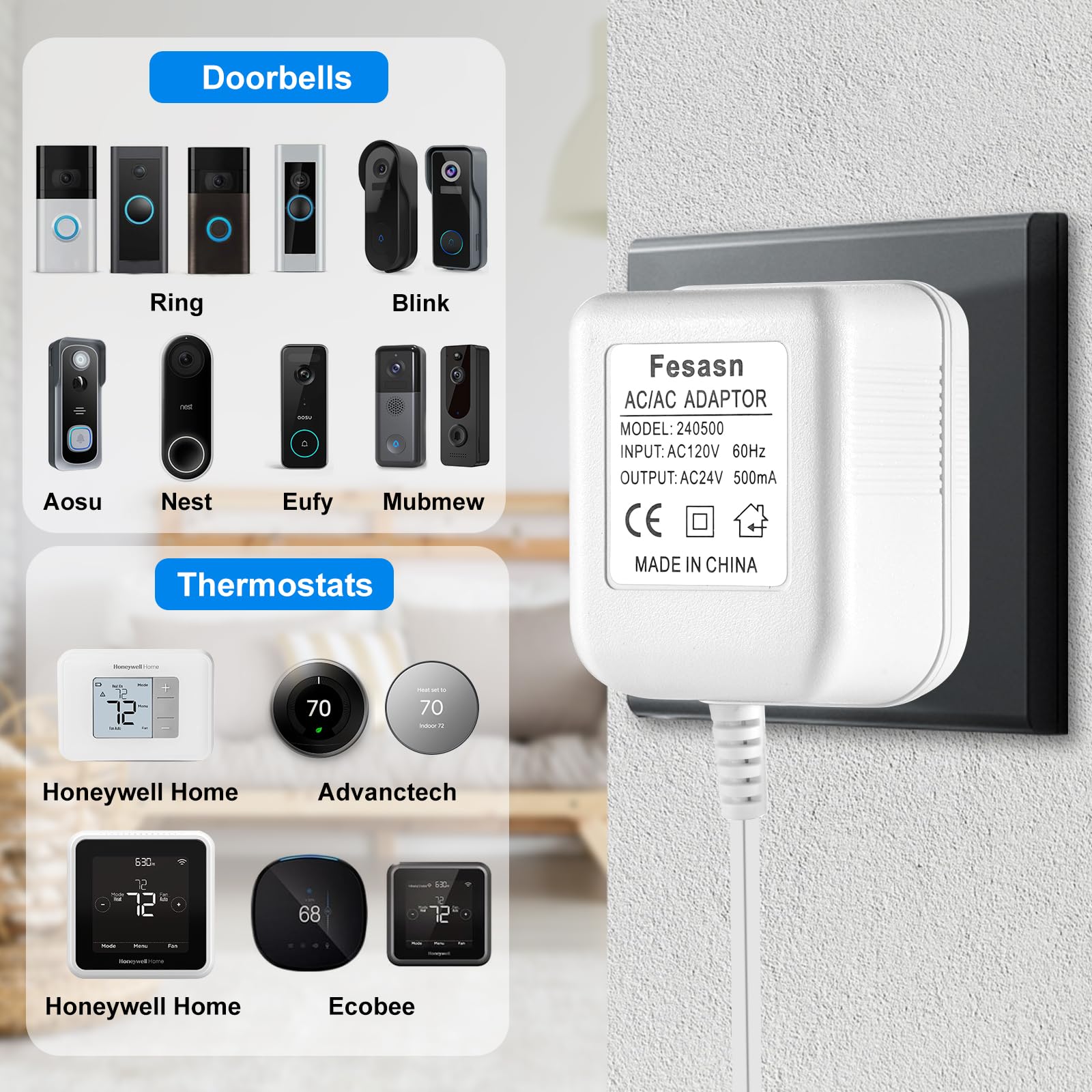 Wyze Thermostat Honeywell Thermostat Two Wire Sensi Thermostat