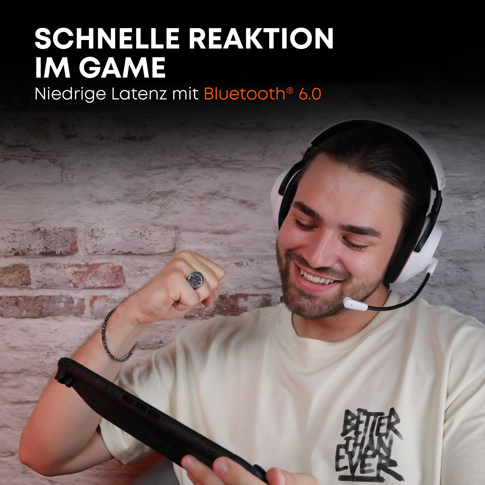 beyerdynamic MMX 230 Wireless Gaming Headset mit ANC und Bluetooth® 6.0, 60 Stunden Akkulaufzeit, ersetzbarem Akku, in schwarz - neues Update per App verfügbar