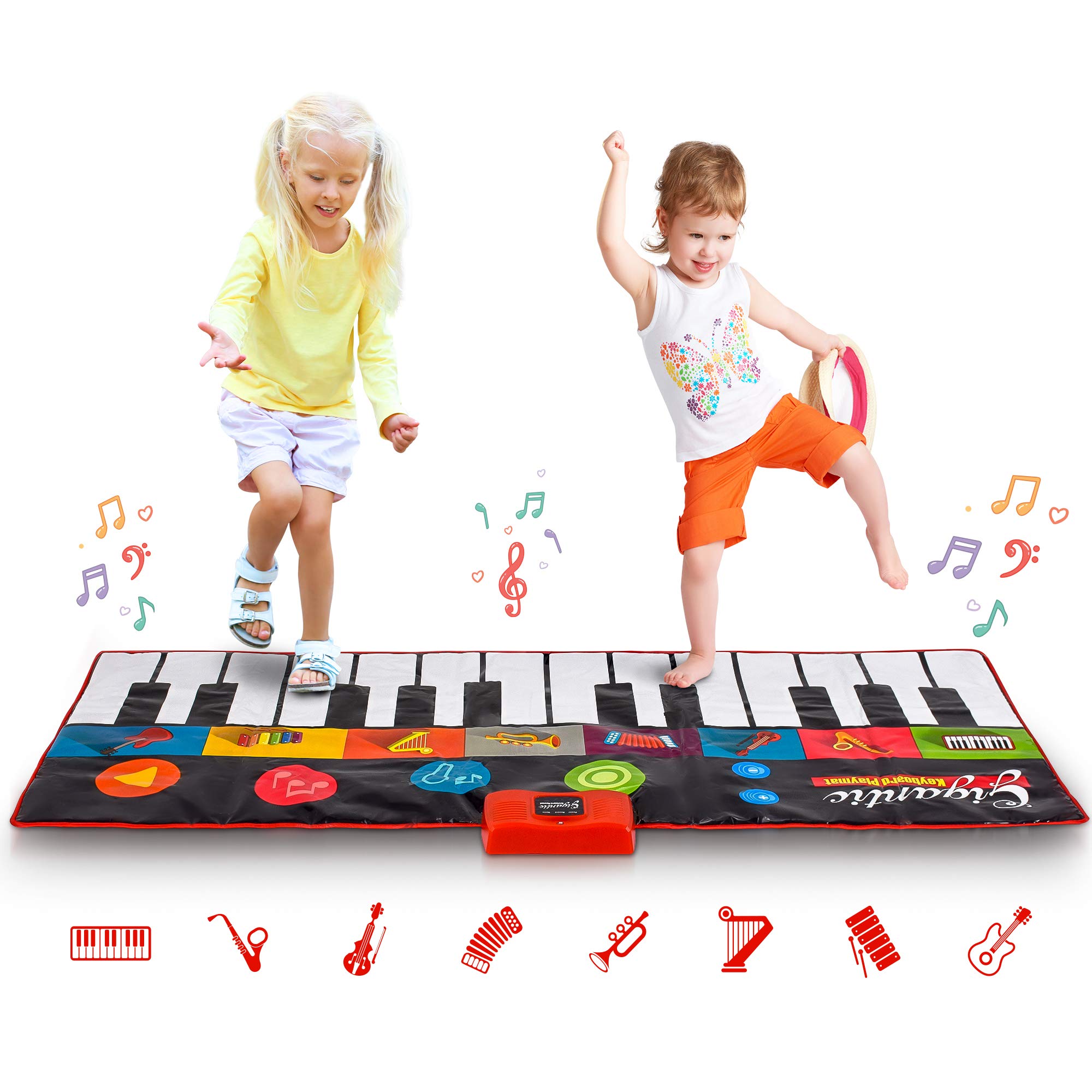 Buy Abco TechGiant Piano Mat Jumbo Floor Keyboard with Play, Record