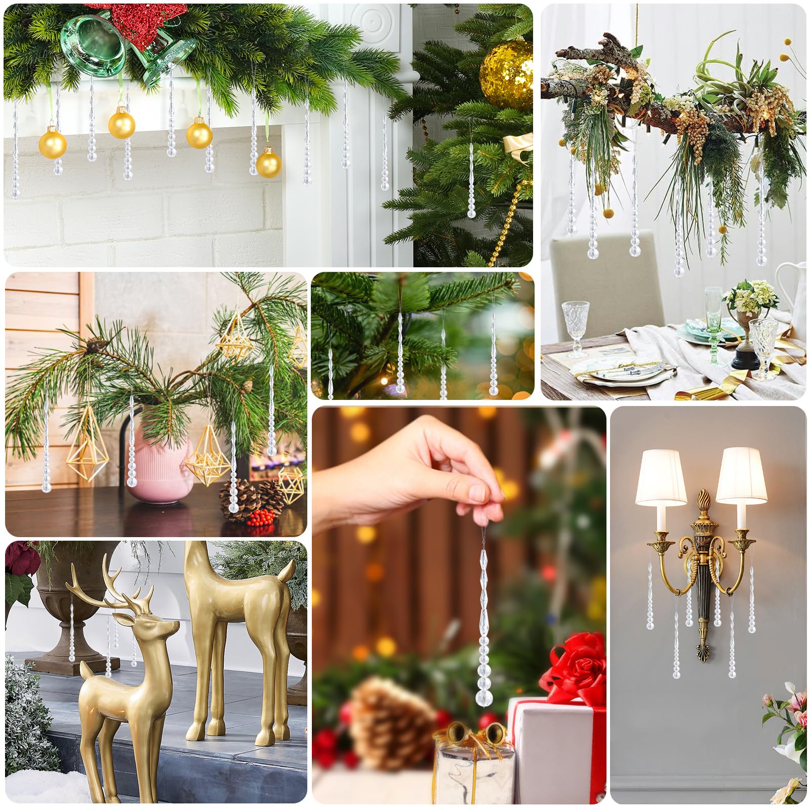 Perles En Verre à Facettes Rouge. 6*4 Mm. Perle Nen Forme De Larme