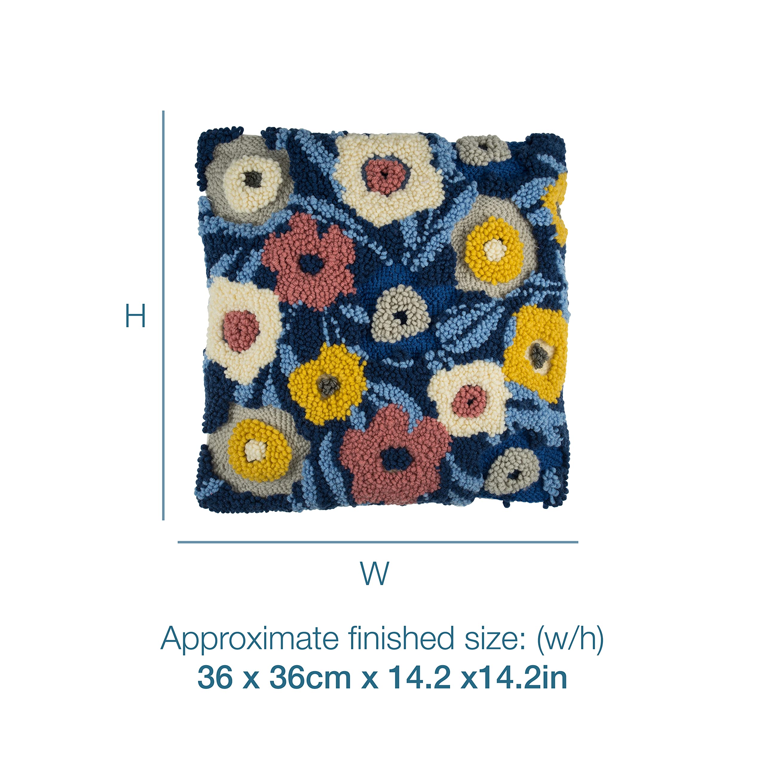 Kits De Démarrage De Broderie D'Aiguille De Poinçon Avec Motif Arc-En