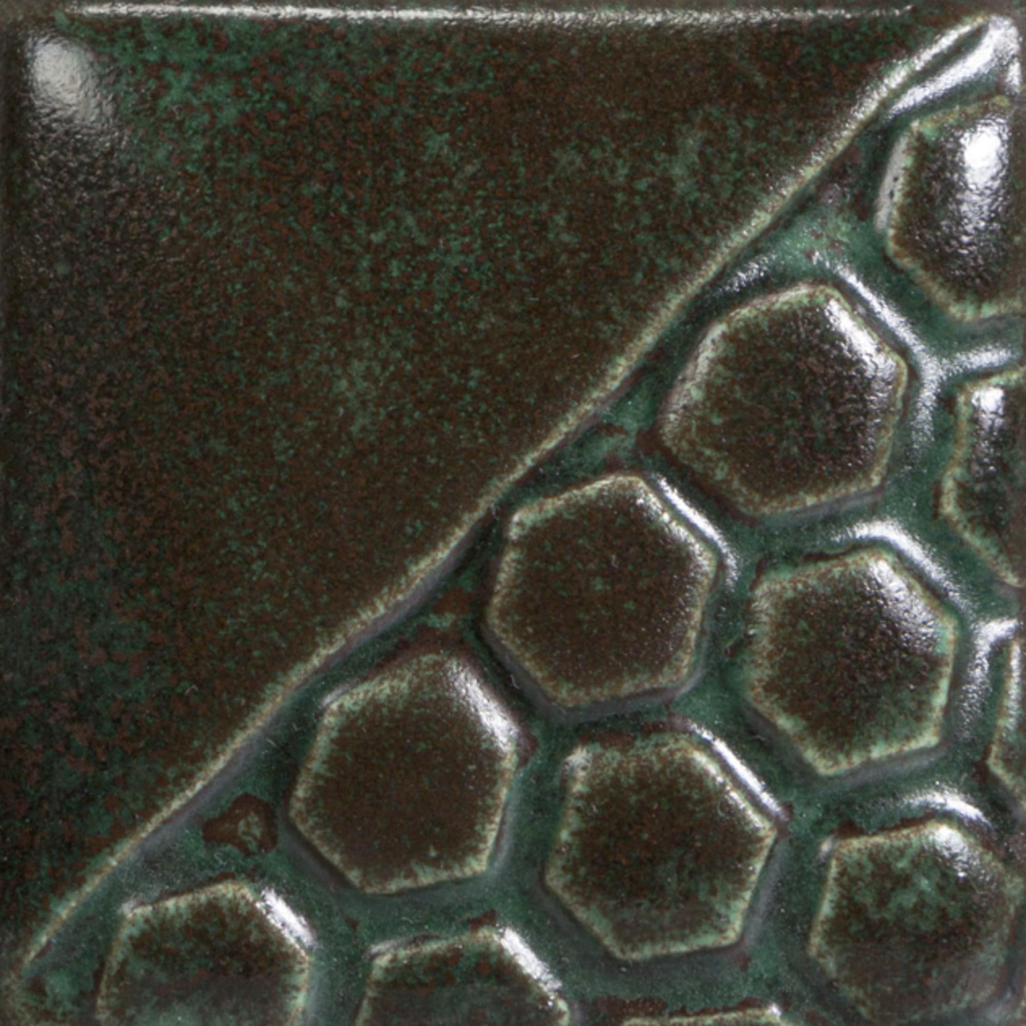 EL122P EL122 Elements Non-Toxic Glaze, 1 pint Bottle, 2.8" Height, 2.8" Width, 6" Length, Malachite Green