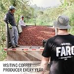 Café FARO Nordic Blend Specialty Coffee, Medium Roast Whole Coffee Beans, Bold Balanced Coffee, USDA FairTrade & Kosher Certified Organic Coffee, South Central America Sourced Coffee Bean - 908G/32oz