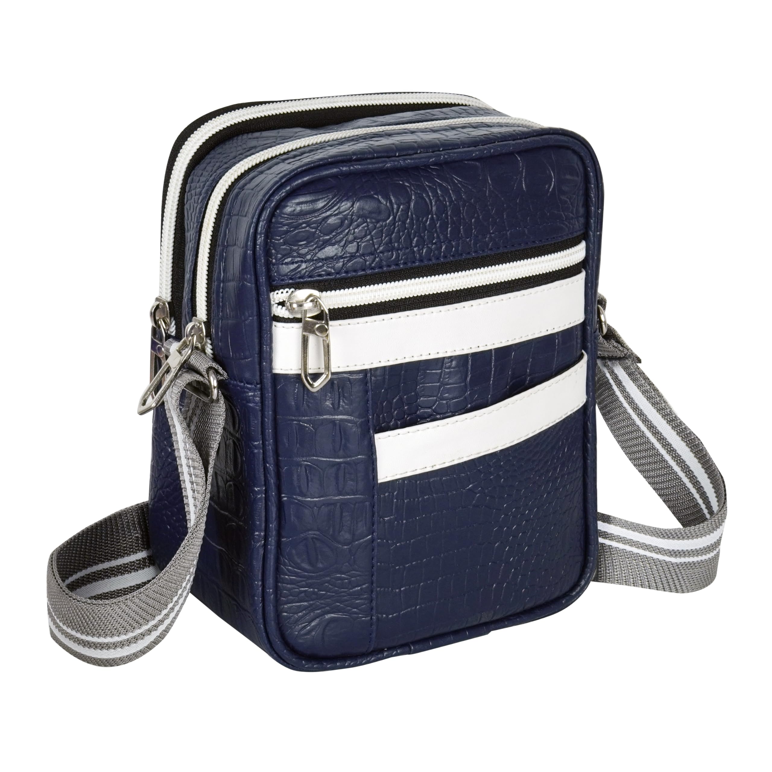 storite Stylish PU Leather Padded Sling Cross Body Travel Office Business Messenger One Side Shoulder Bag for Men & Women-picture-32