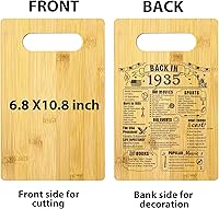 Vista 7 de Regalos de cumpleaños 90 para mujeres u hombres, tabla de cortar en 1935, decoraciones de cumpleaños de 90 años, regalos de cumpleaños