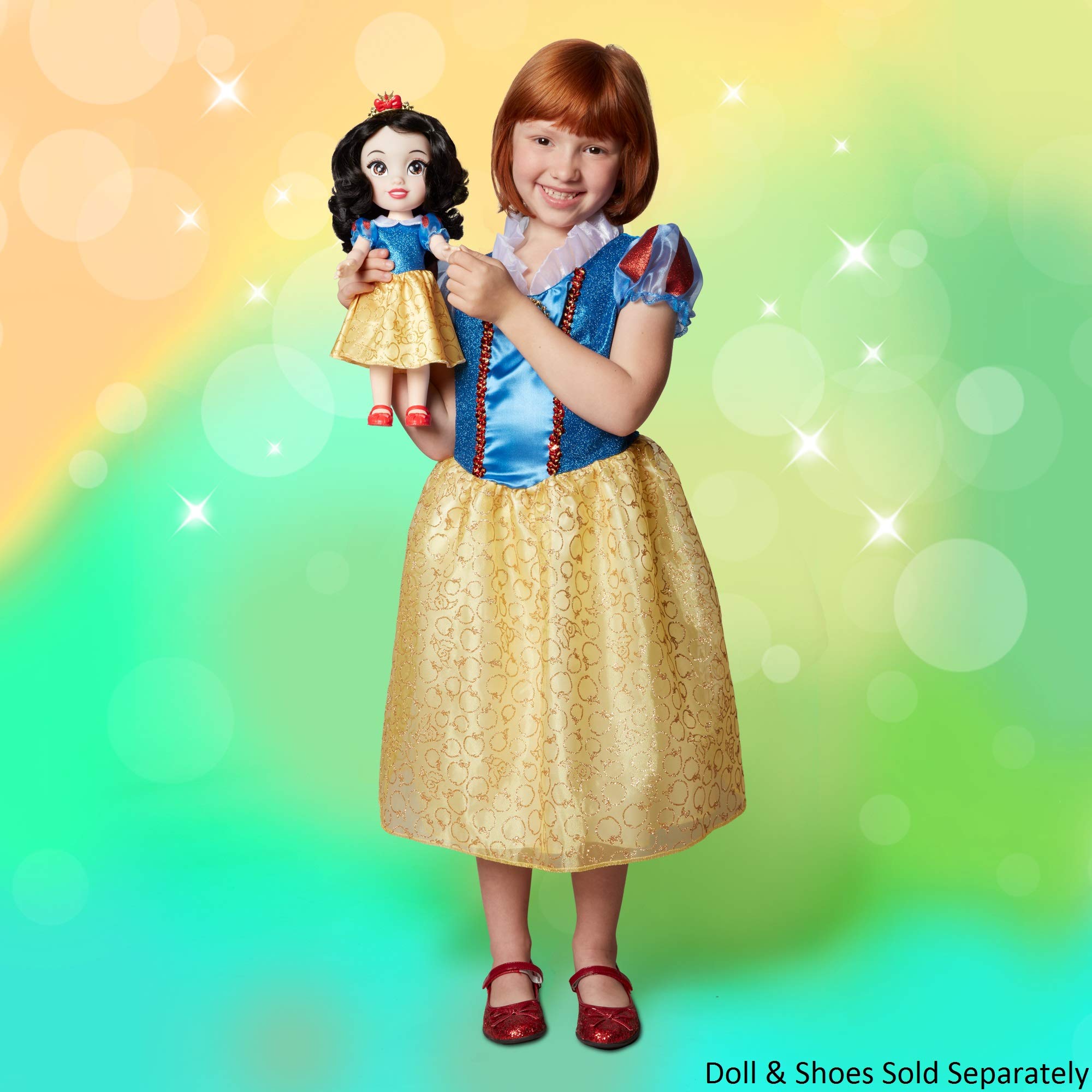 Amazon.com: Disney Princess Snow White Dress Costume for Girls, Perfect for  Party, Halloween Or Pretend Play Dress Up : Toys & Games
