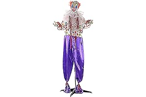 Haunted Hill Farm Life-Size Scary Animatronic Talking Clown
