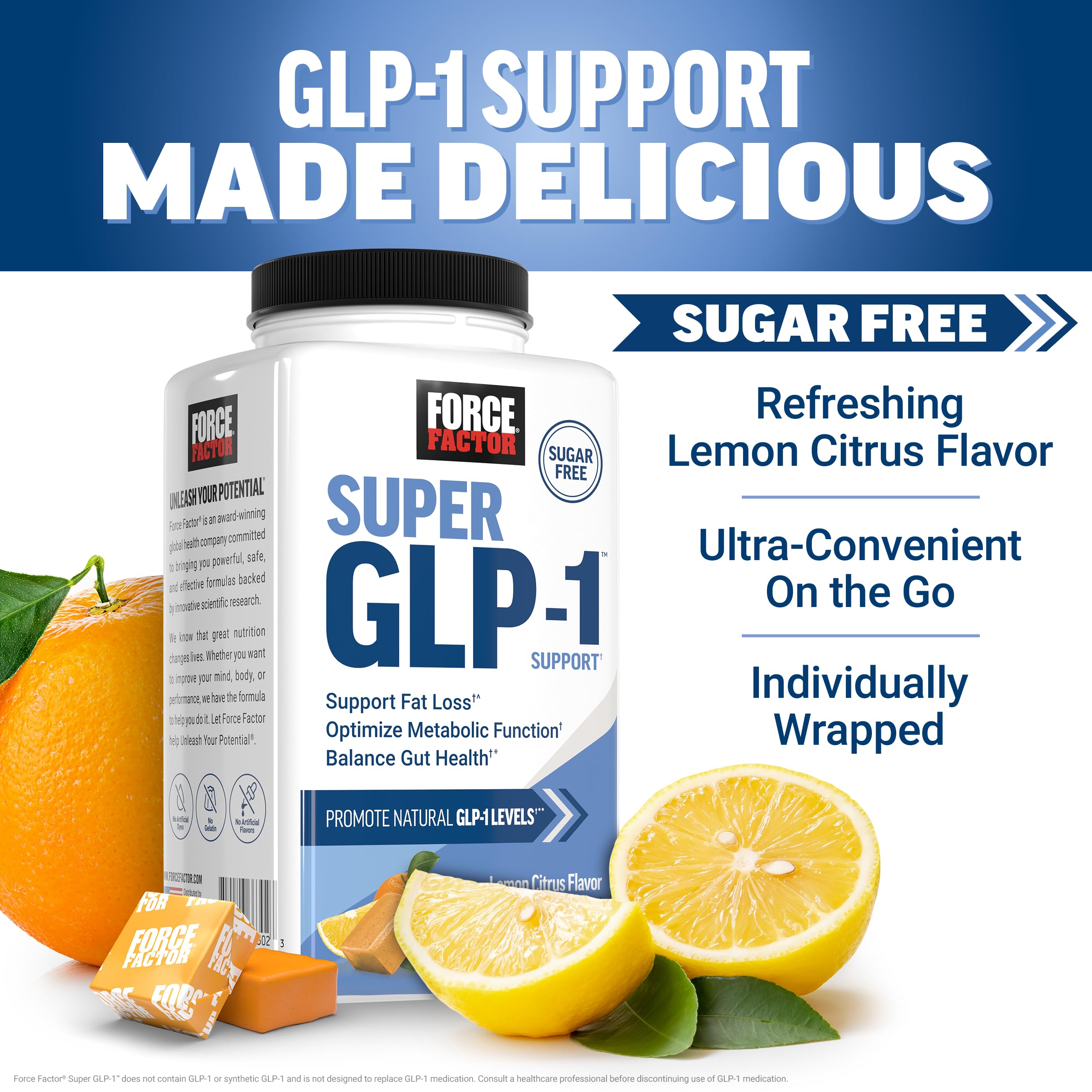 glp 1 chewable Amazon.com: Force Factor Super GLP-1 Support Soft Chews, Promote Natural GLP -1 Production, Support Fat Loss, Metabolic Function & Healthy Body  Composition, Sugar Free Lemon Citrus Flavor, 60 Soft Chews : Health &