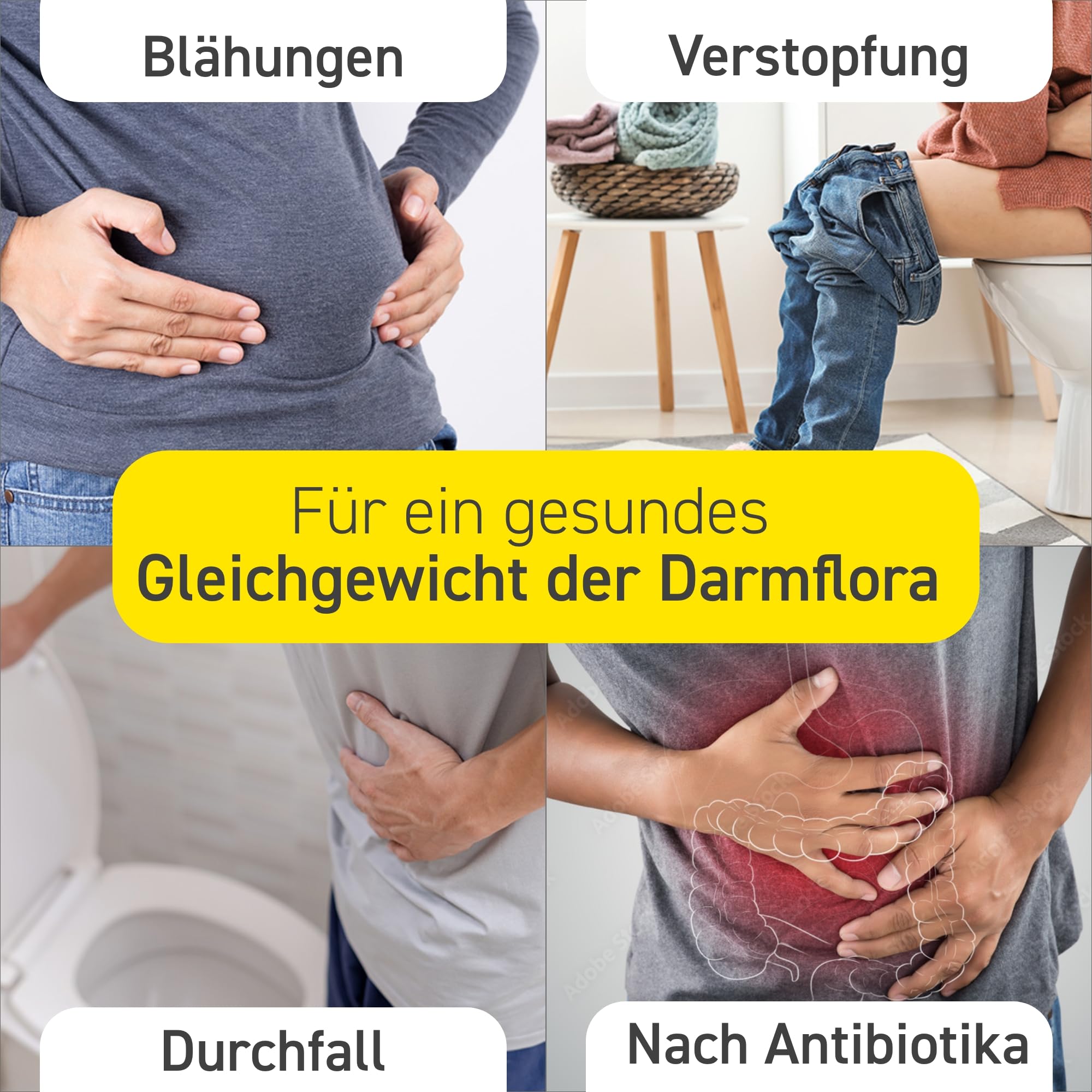 OMNIFLORA® N Kapseln – Hochdosiertes Arzneimittel - Probiotikum zur Stärkung der Darmflora und Linderung von Darmbeschwerden - 100 Kapseln