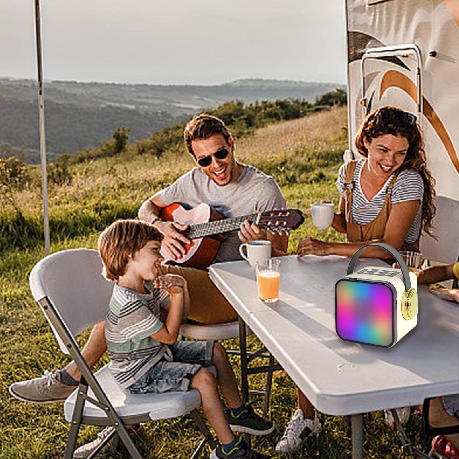máquina del Karaoke, Altavoz portátil del micrófono, Juego de Altavoces y micrófono inalámbricos portátiles con micrófonos inalámbricos, Juego de Altavoces con micrófono, máquina de