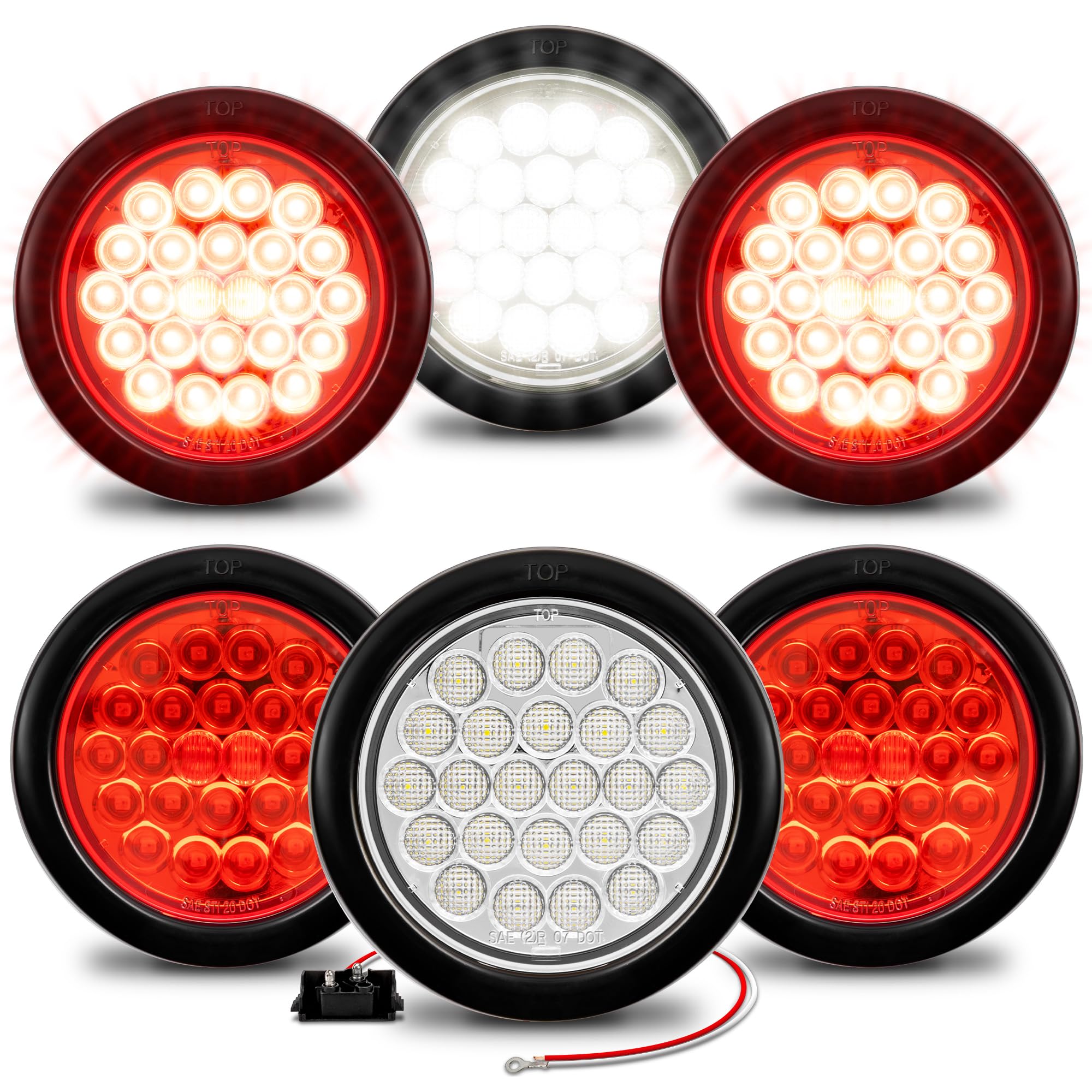 Amazon.com: TRUE MODS 4 Red + 2 White 4
