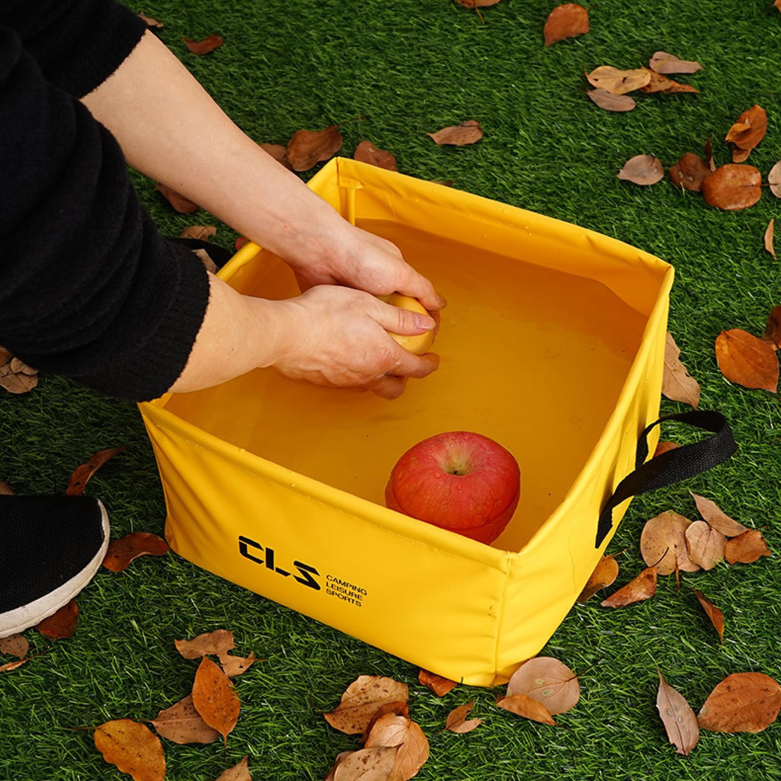 Silicone Spiaggia Secchio Pieghevole Giocattolo 3L Jumbo Sabbia Pails Con Borsa A Rete Piscina Per Bambini Adulti Set Regalo Per Giardino Viaggi Pesca Pulizia Campeggio Allaperto
