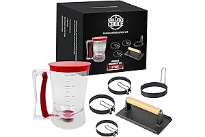 Griller's Choice Griddle Breakfast Kit: Ultimate Pancake Breakfast Set