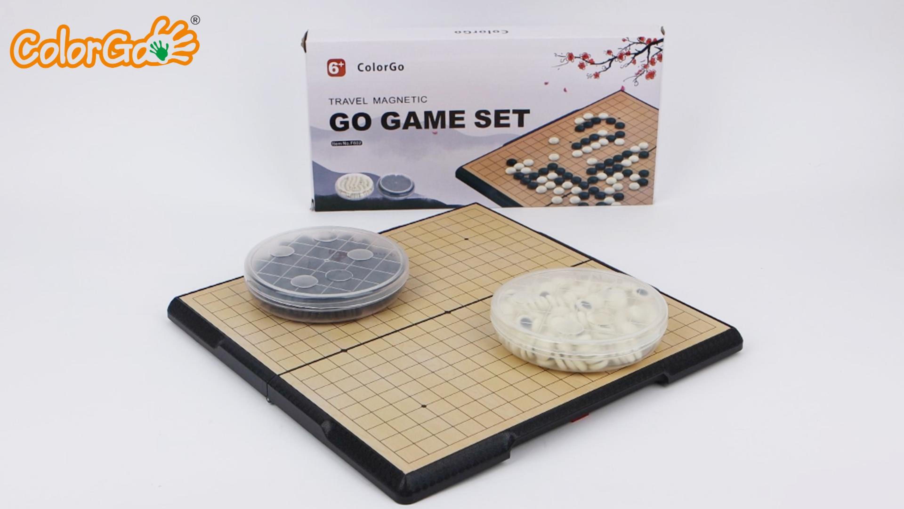 Amazon.com: ColorGo 19x19 Go Board Game Set with Large Folding