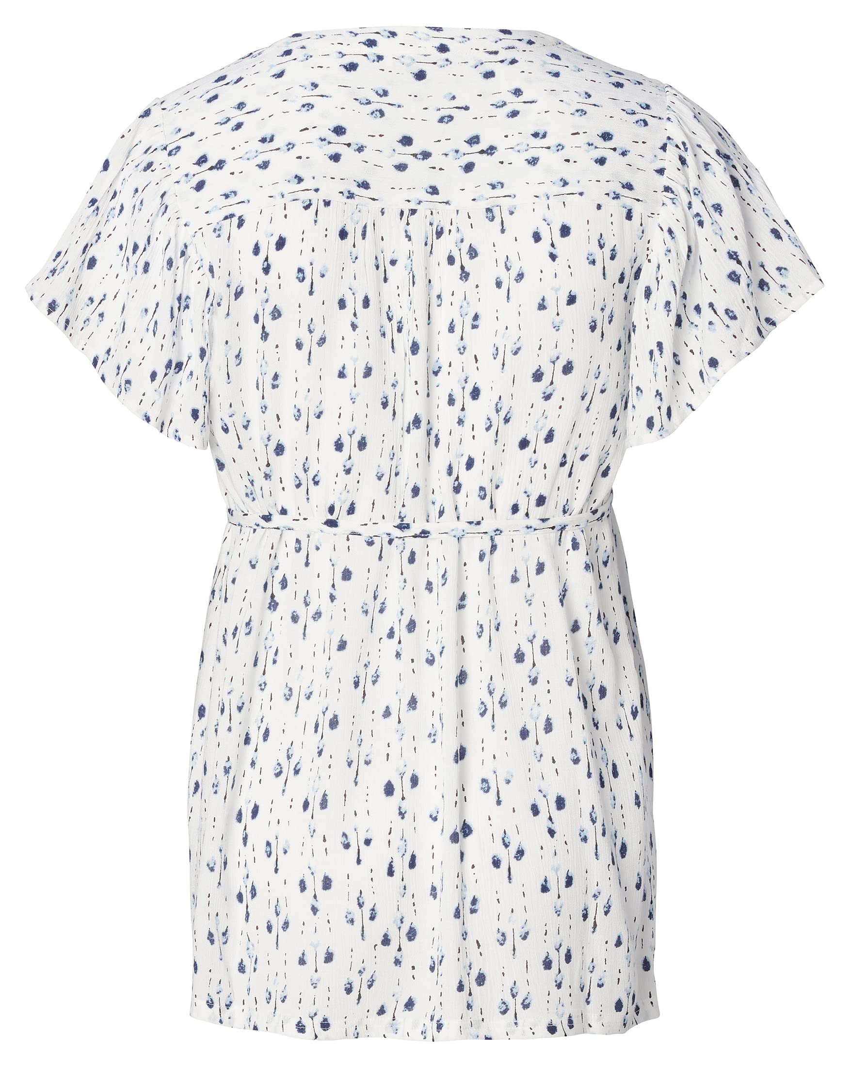 Noppies Damen Blouse Duzce Nursing Short Sleeve All Over Print Bluse