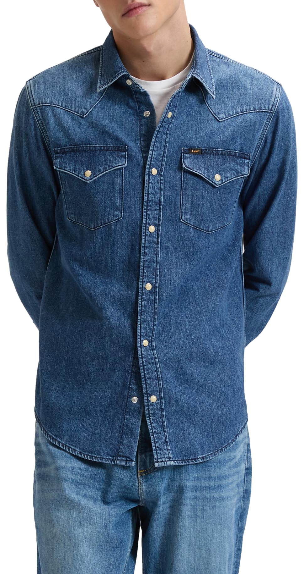 Lee, Men's Shirt, Regular Western Shirt