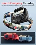 REDTIGER 530° Dash Cam 3 Channel, 2.5K+2.5K+1080P Triple Car Camera, IR Night Vision, Touch Screen, Dashcam for Front Inside Rear Included WiFi GPS, 24H Parking Mode, No SD Card Included(VP20) | 1440P HD Car Camera, 4 IR Night Vision, Built-in GPS, W