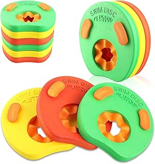 Swimming Float Discs, EVA Foam Swim Arm Band, Float Discs Armbands, Safe Swimming Armbands, Starter Swimming Floats For Children, Ideal Floats Discs For Kids (6 pcs/Set)