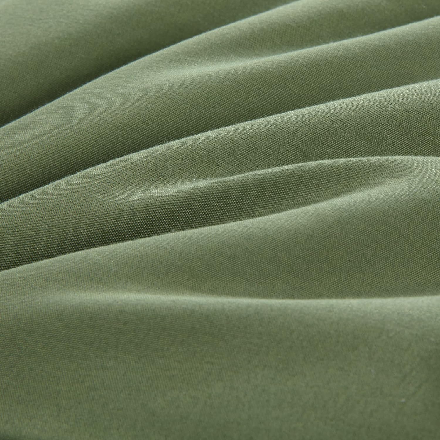 HOMBYS 136x120 Alaskan King Size Comforter for All Season, Oversized Duvet Insert, Extra Large Down Alternative Bed Comforter with Corner Tabs, Olive Green - Image 6