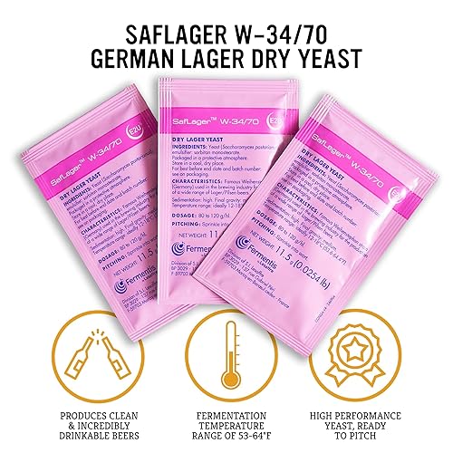 Miniatura 3 de Craft A Brew - Levadura SafLager W-3470 - Levadura seca de cerveza alemana - Para Lagers artesanales - Ingredientes para elaboración casera -