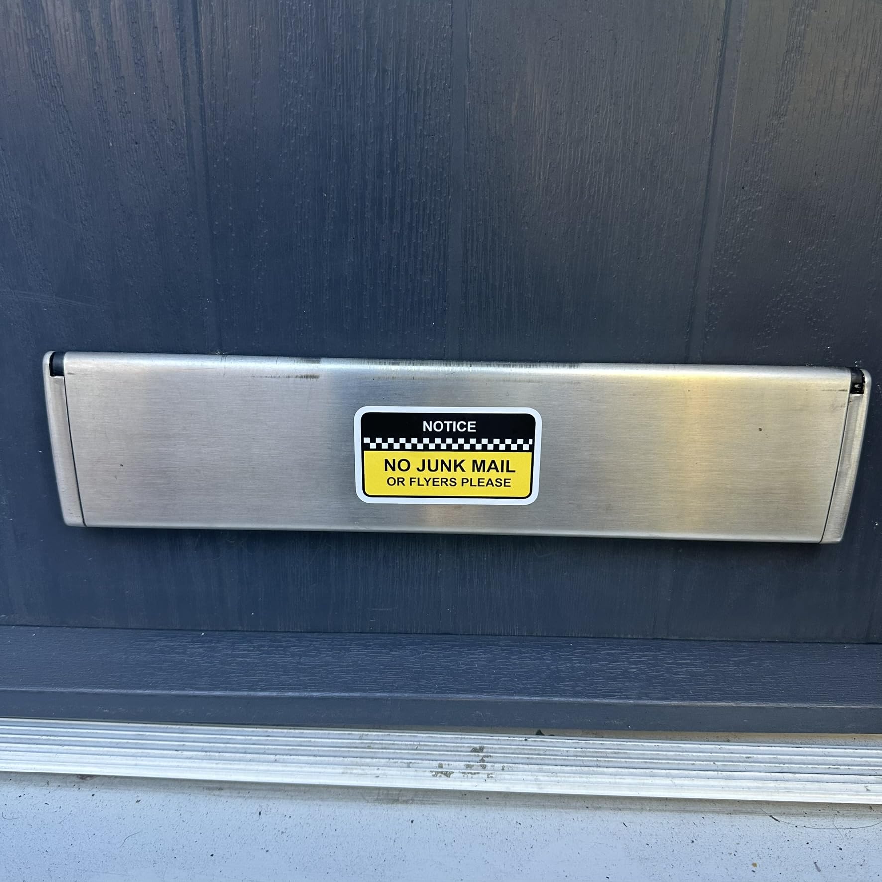 6 Designs No Junk Mail Sign Sticker For Letterbox Leaflet - View #2