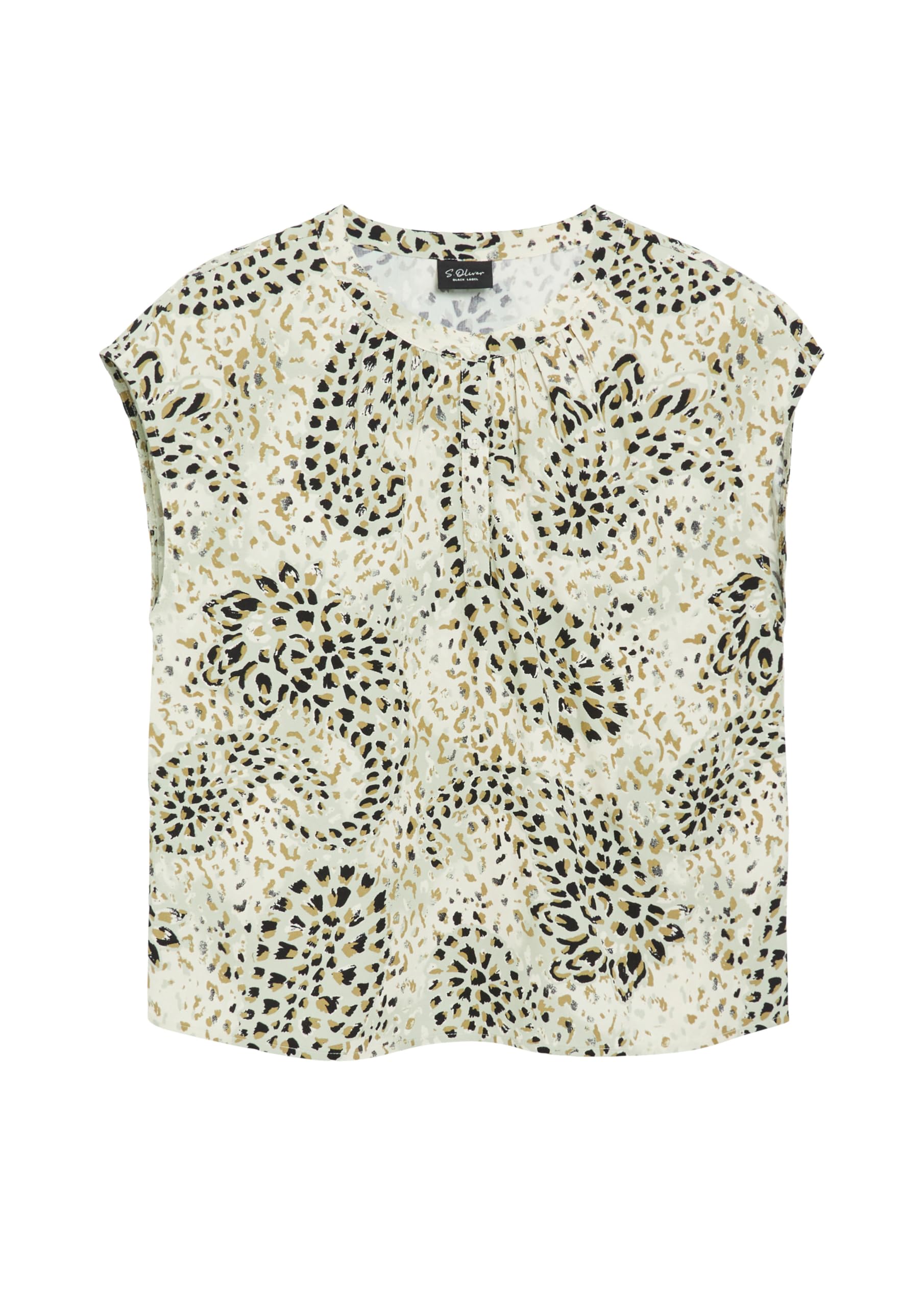s.Oliver Women's 2180805 Blouse, Blue Green, 10