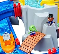 Vista 3 de BIG Spielwarenfabrik, marca AquaPlay AquaPlay - Conjunto de juego de agua Mountain Lake, azul