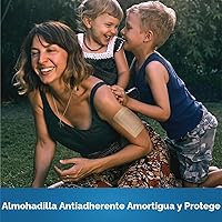 Vista 7 de Yaxa Basic Care Vendajes adhesivos transparentes, almohadilla antiadherente extra grande y cómoda, para todo tipo de piel, 30