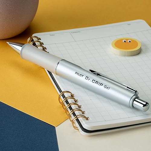Miniatura 4 de Pilot Dr Grip Bolígrafo de gel retráctil limitado metálico Platinum Metallic Barrel