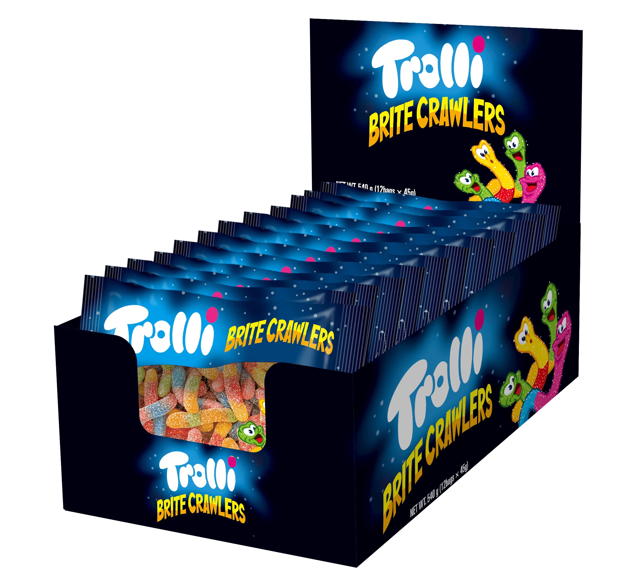 Trolli Sour Britecrawler, 45 g, 12 Count