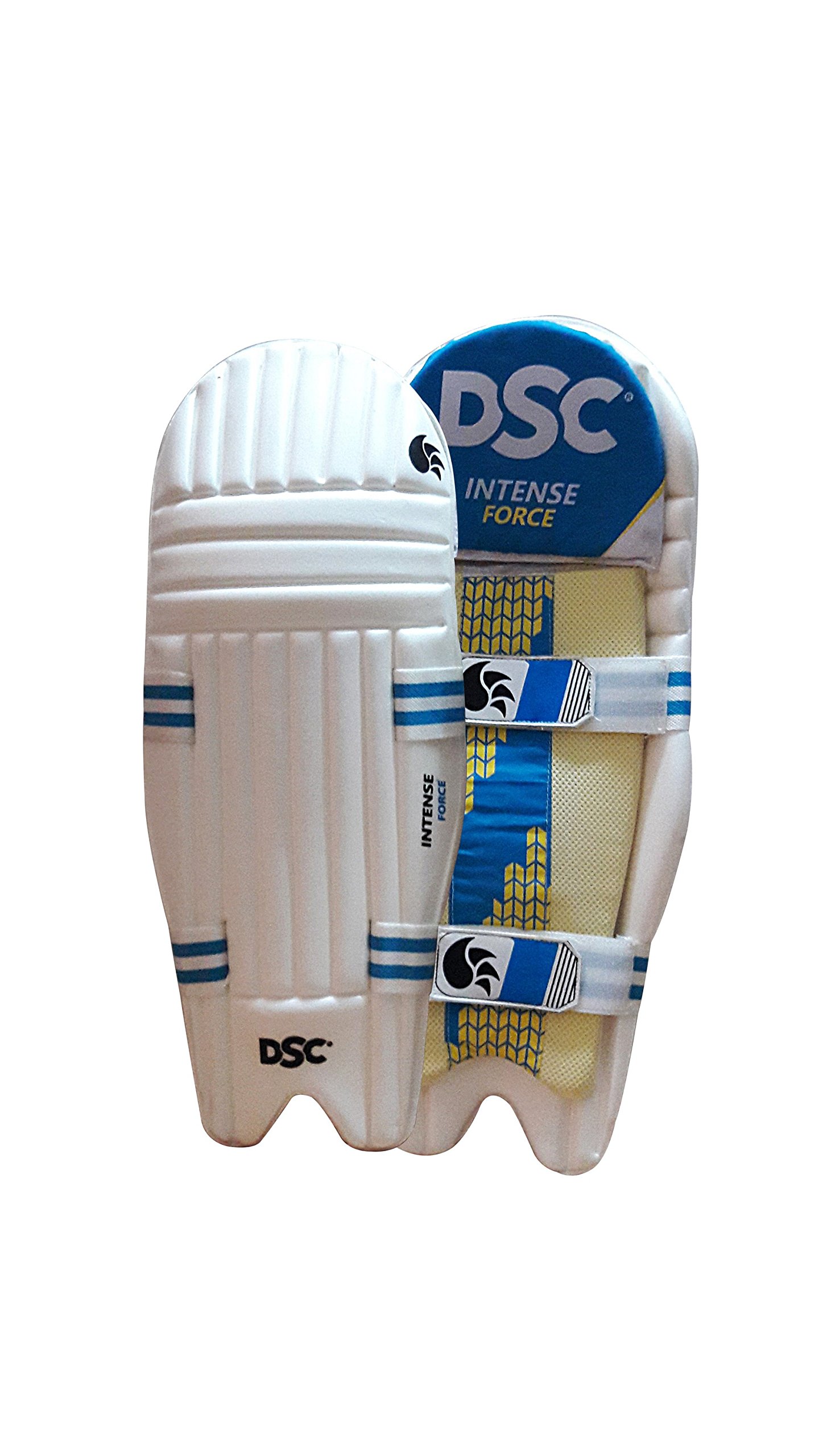 DSC Intense Force Leather Cricket Batting Legguard | Color: White | Size: Youth Right | Material: PVC | for Men & Boys | Lightweight and Flexible | Knee Protection | Better Comfort (B071NW7J93) Amazon Price History, Amazon Price Tracker