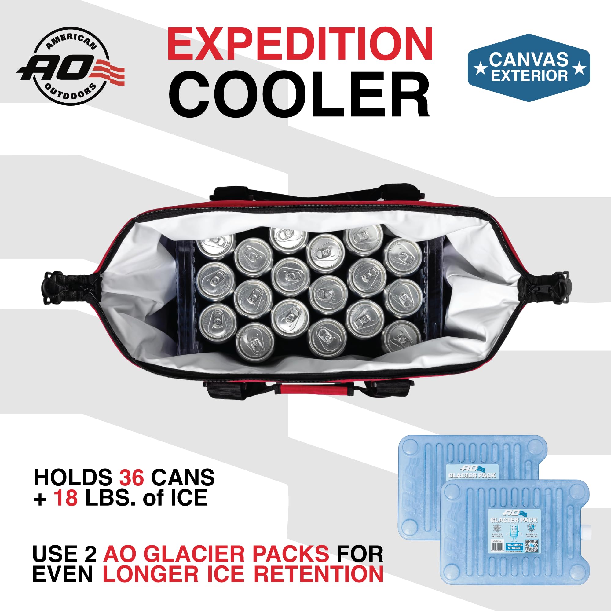 AO Coolers Sac Isotherme Unisexe en Toile